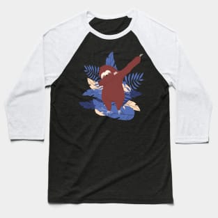 Dabbing Sloth Baseball T-Shirt